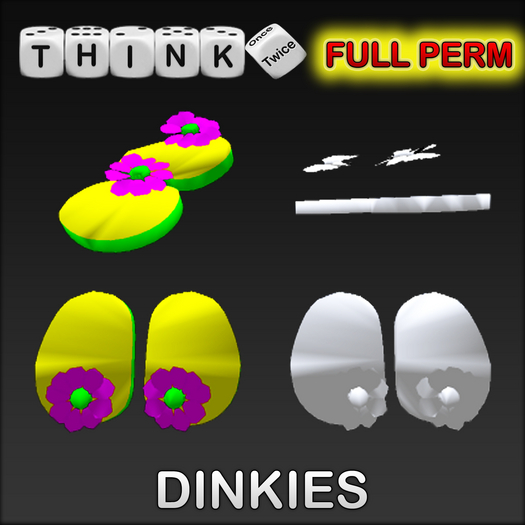 DEMO-TT-D068-PETAL SLIPPERS DINKIES
