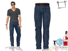Men's Casual Everyday Denim Pants Slink Male, Belleza Jake, Signature Gianni, Ocacin Gamit, Onupup, Legacy Male
