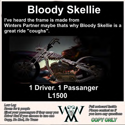 Bloody Skellie bike
