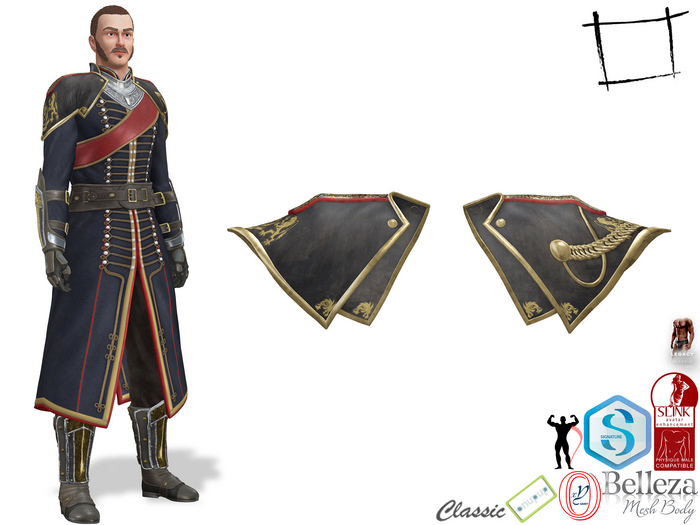 Full Perm Men's Royal Aristocratic Should Male, Belleza Jake, Signature Gianni, Ocacin Gamit, Onupup, Legacy Male