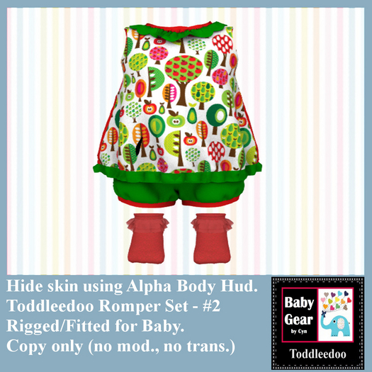 Toddleedoo Romper 2 Set (Boxed)