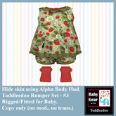 Toddleedoo Romper 3 Set (Boxed)