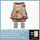 Toddleedoo Romper 4 Set (Boxed)