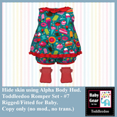 Toddleedoo Romper 7 Set (Boxed)