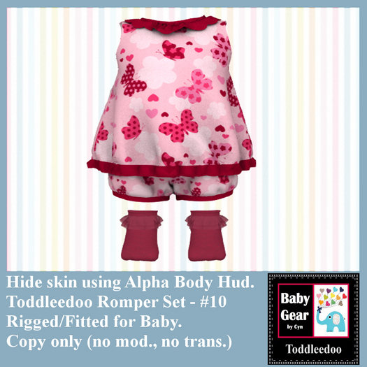 Toddleedoo Romper 10 Set (Boxed)