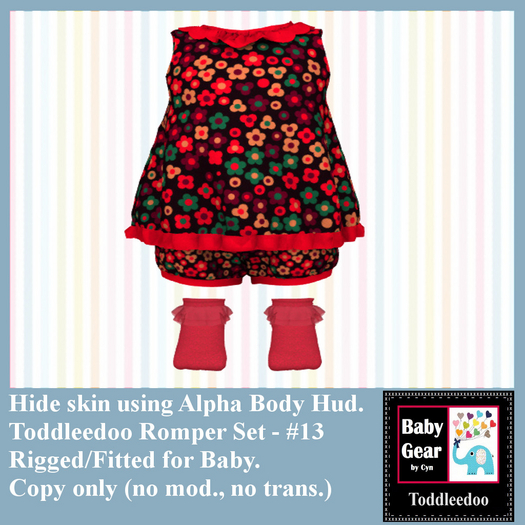 Toddleedoo Romper 13 Set (Boxed)