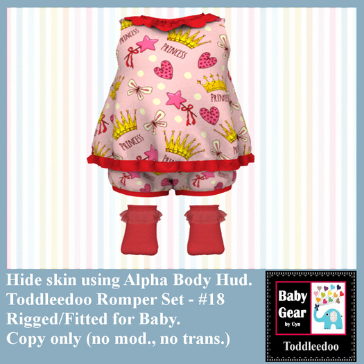 Toddleedoo Romper 18 Set (Boxed)
