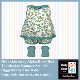 Toddleedoo Romper 6 Set (Boxed)