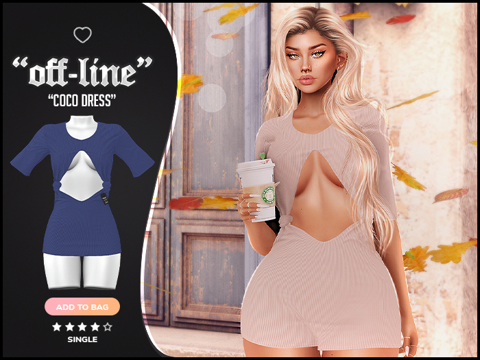 "Off-Line" x "Coco" Dresss / Cobalt