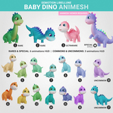 SEmotion Libellune Baby Dino Animesh #1 RARE 