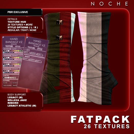 NOCHE. Hand Bandage Fatpack