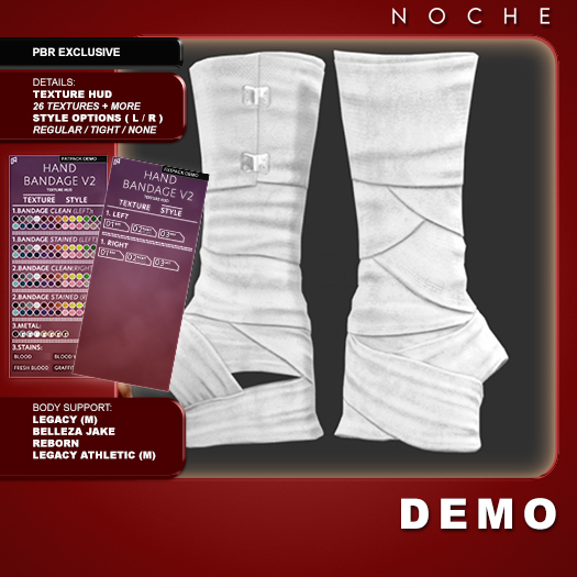 NOCHE. Hand Bandage DEMO