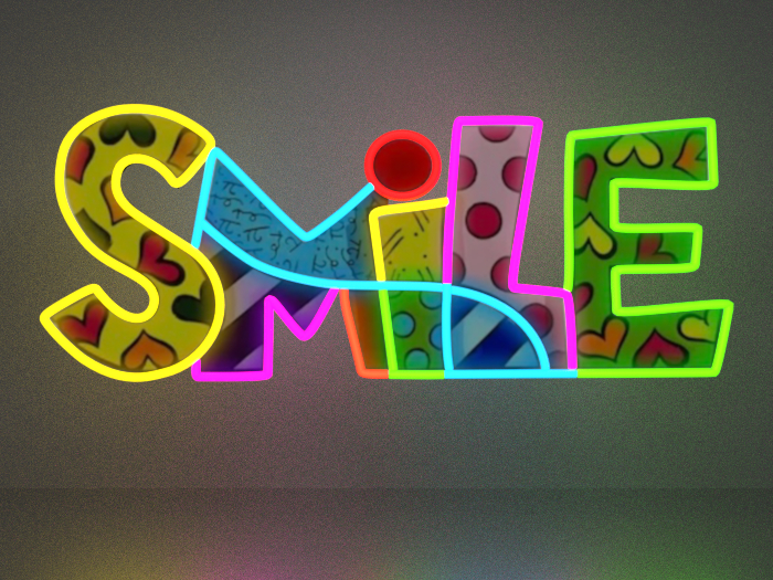 SMILE NEON Picture Full Permission