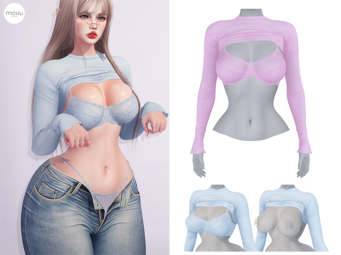 Mossu - Hallie Top - Fairy Pink