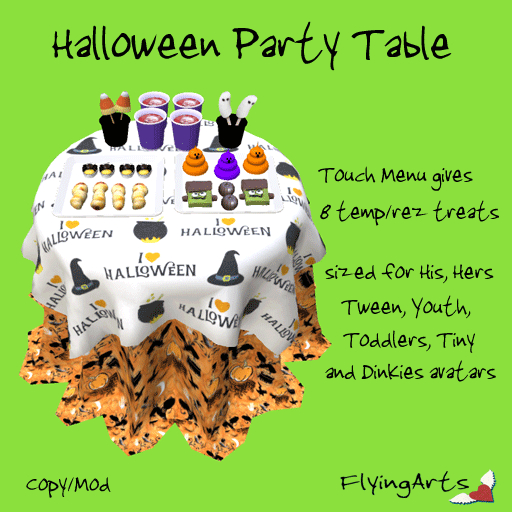 !FA! Halloween Party Table