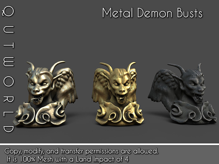 .::QUTWORLD Metal Demon Busts::.FP