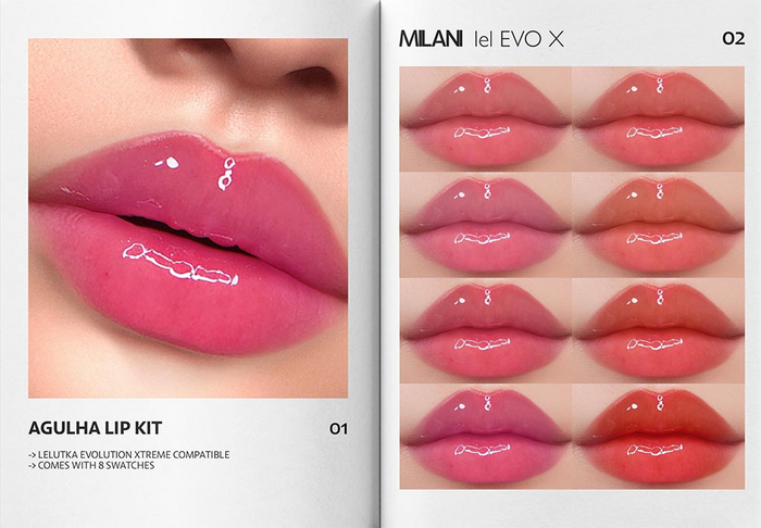 MILANI - "AGULHA" LIP KIT / FATPACK