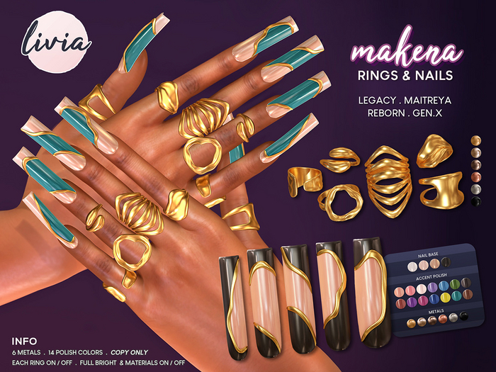 LIVIA Makena Rings & Nails