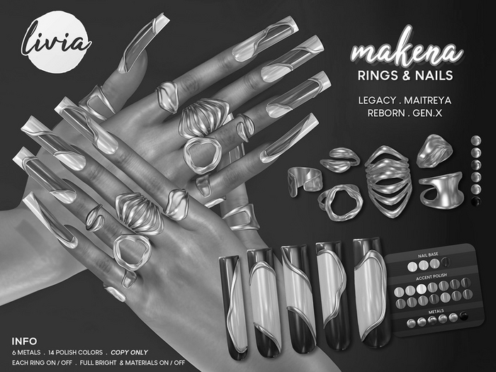 LIVIA Makena Rings & Nails DEMO