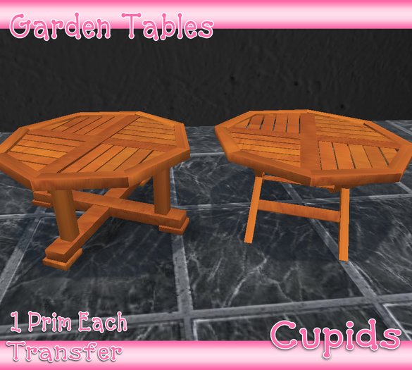 2 Garden Tables