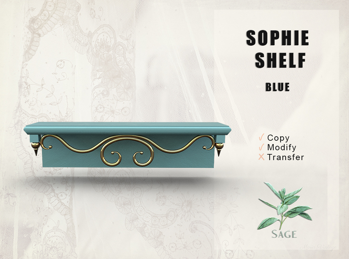 Sage - Sophie Shelf - Blue
