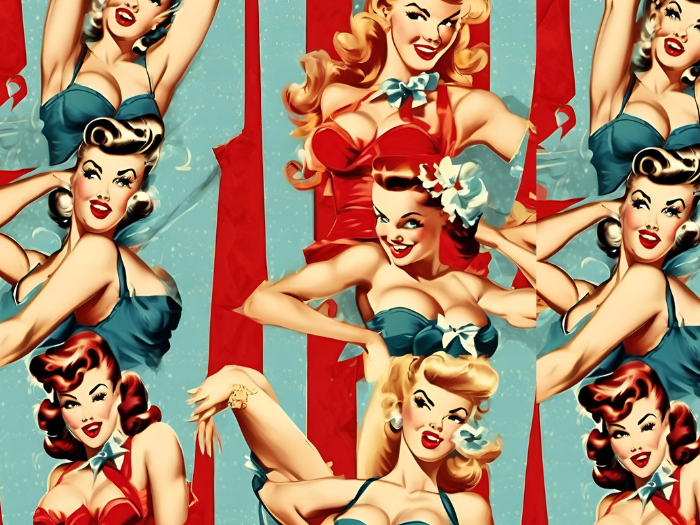 Pin Up Girl Wallpaper (2)