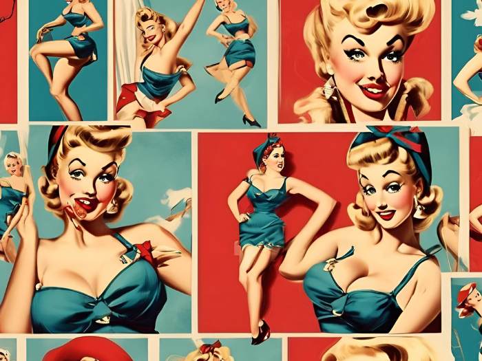 Pin Up Girl Wallpaper (1)