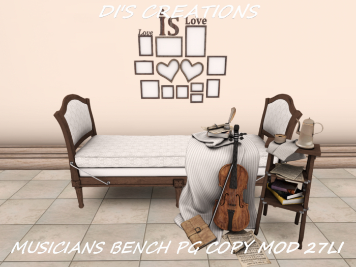 MUSICIANS BENCH PG