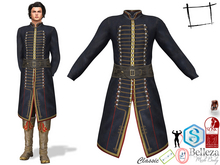 Full Perm Men's Embellished Royal Jacket Slink Male, Belleza Jake, Signature Gianni, Legacy Male