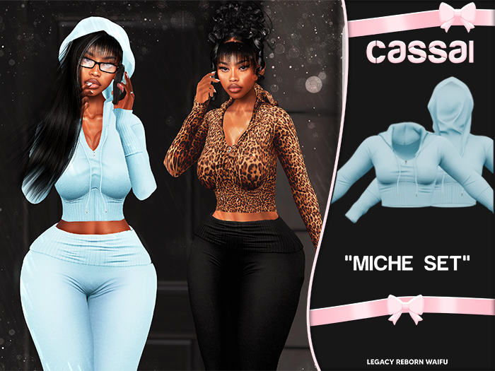 #CASSAI. - Miche Hoodie - Azure