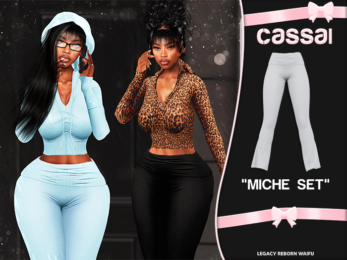 #CASSAI. - Miche Flares - Snow