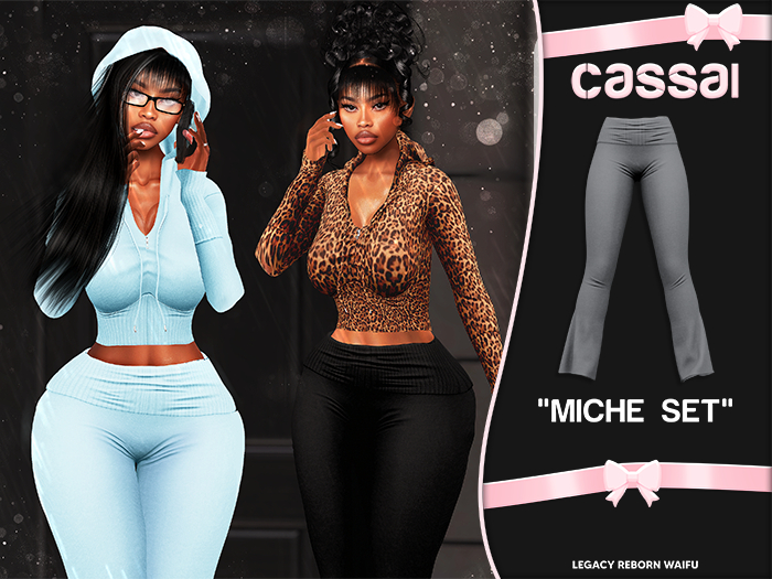 #CASSAI. - Miche Flares - Graphite