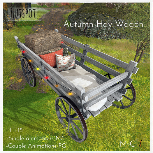 Autumn Hay Wagon 
