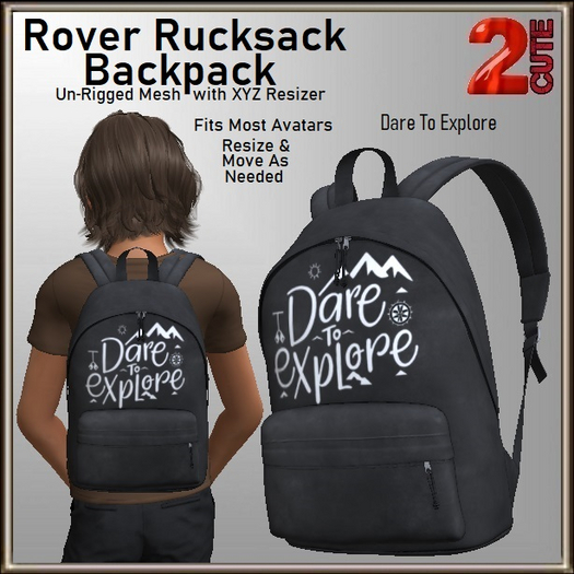 Rover Rucksack-Backpack [2cute] Dare To Explore