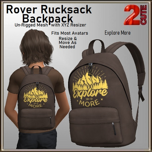 Rover Rucksack-Backpack [2cute] Explore More