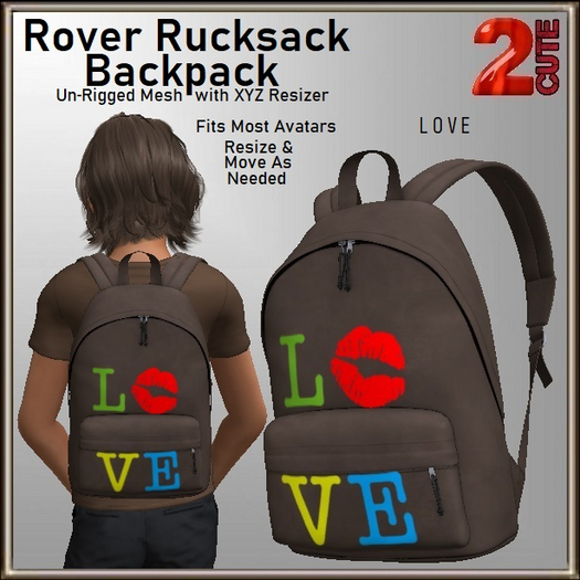 Rover Rucksack-Backpack [2cute] LOVE