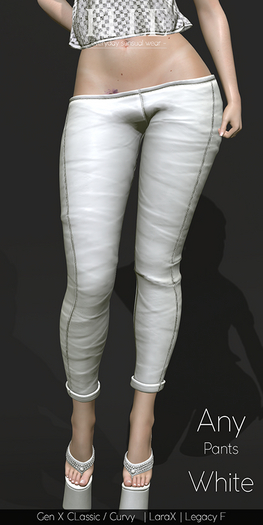 [ELLE] Any Pants - White