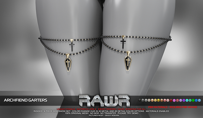 RAWR! Archfiend Garters DEMO (add me)