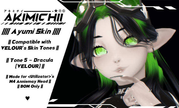 [akimichii] - Ayumi Skin - DRACULA (VELOUR)