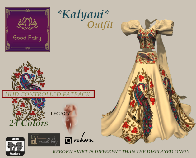 [Good Fairy] - Kalyani {Outfit} *FATPACK*