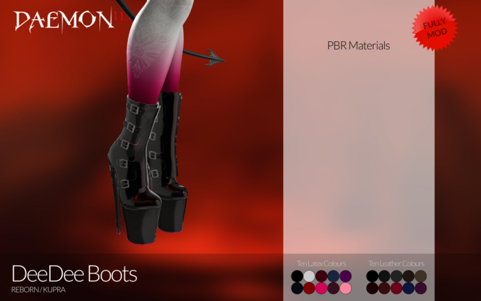 [Daemon115] Dee Dee Boots - PBR - Inithium Kupra / eBody Reborn