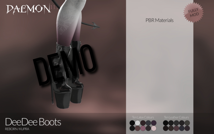 [Daemon115] Dee Dee Boots DEMO - Inithium Kupra / eBody Reborn