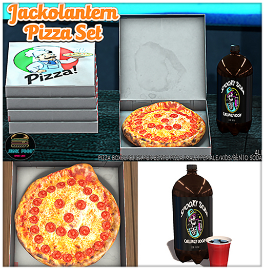 Junk Food - Jackolantern Pizza Set