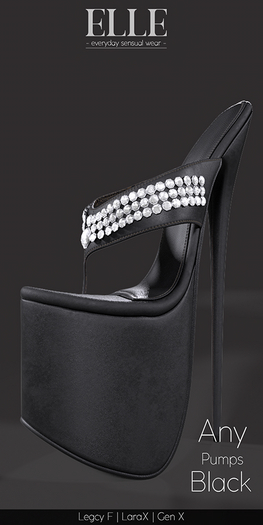 [ELLE] Any Pumps - Black -