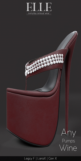 [ELLE] Any Pumps - Wine -