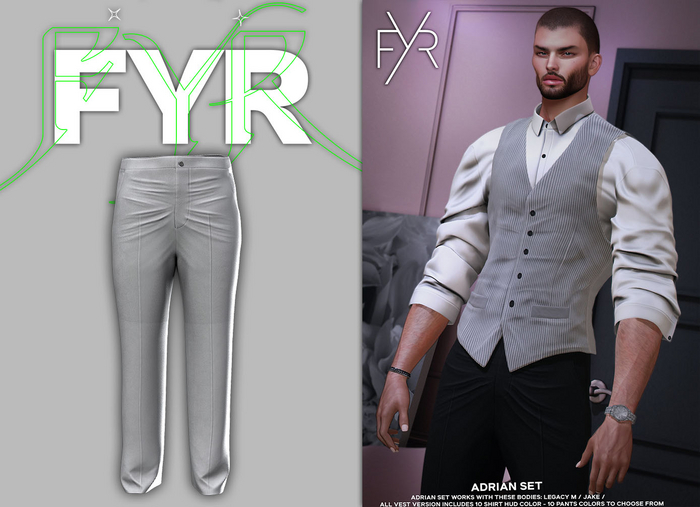 FYR - Adrian Pants White