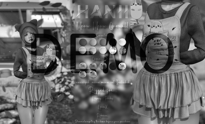 HANII - Meow Meow Overall DEMO