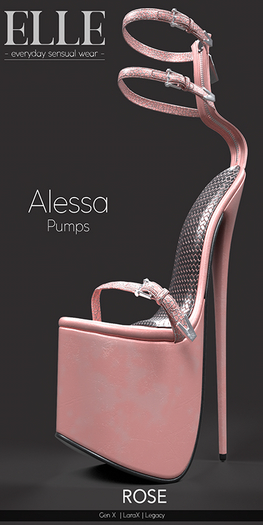 [ELLE] Alessa Pumps - Rose