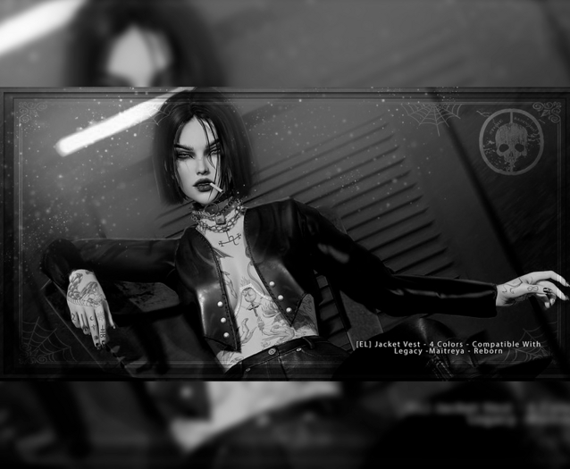 [EL] Jacket Vest Black [DEMO]