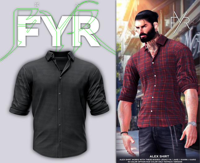 FYR - Alex Shirt Grey